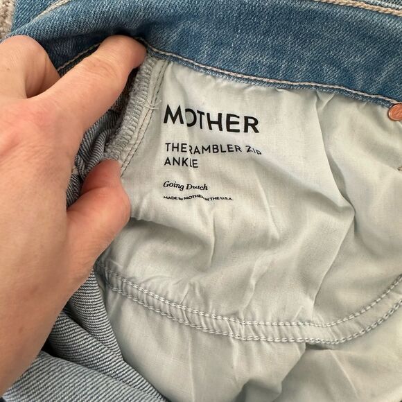 MOTHER | The Rambler Zip Ankle jeans Wash: Going Dutch Size 32 $248 retail - Picture 9 of 10